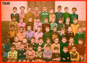 ECOLE BERTHELOT GARCONS 1949 CE2 M_ FAVIER